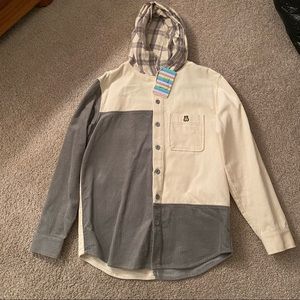 NWT Teddy Fresh Corduroy Colorblock Shirt
